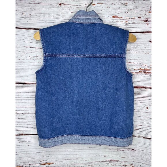 Y2K Winnie The Pooh Denim Vest Size 6 - Picture 2 of 4